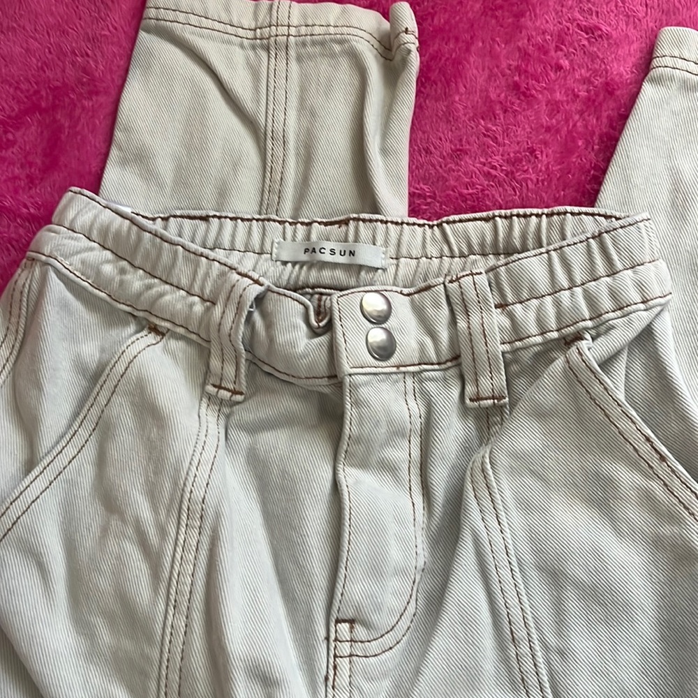 elastic waist band cargos